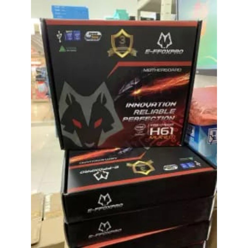 MOTHERBOARD EFFOXPRO H61 SOCKET 1155