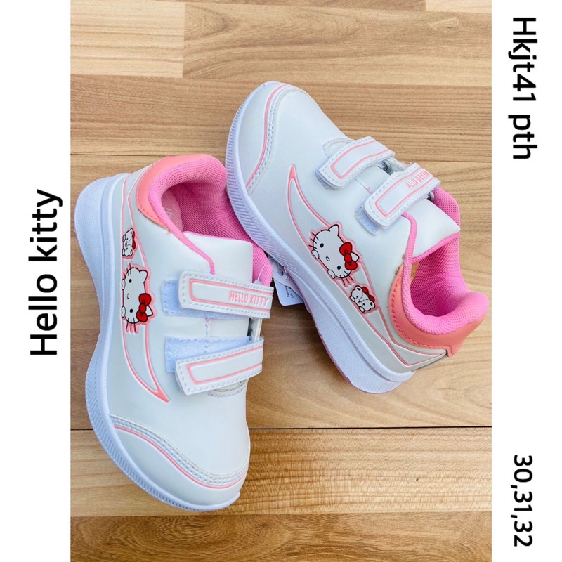 sepatu putih anak hello kitty