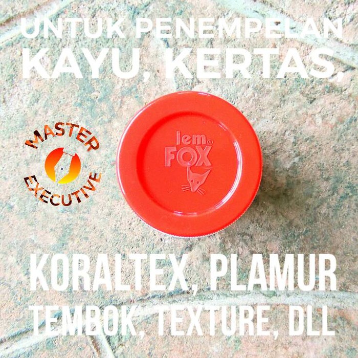 Lem Fox Putih PVAc 150 gram / untuk Plamur Tembok Kayu Kertas Koraltex Texture Slime Squishy