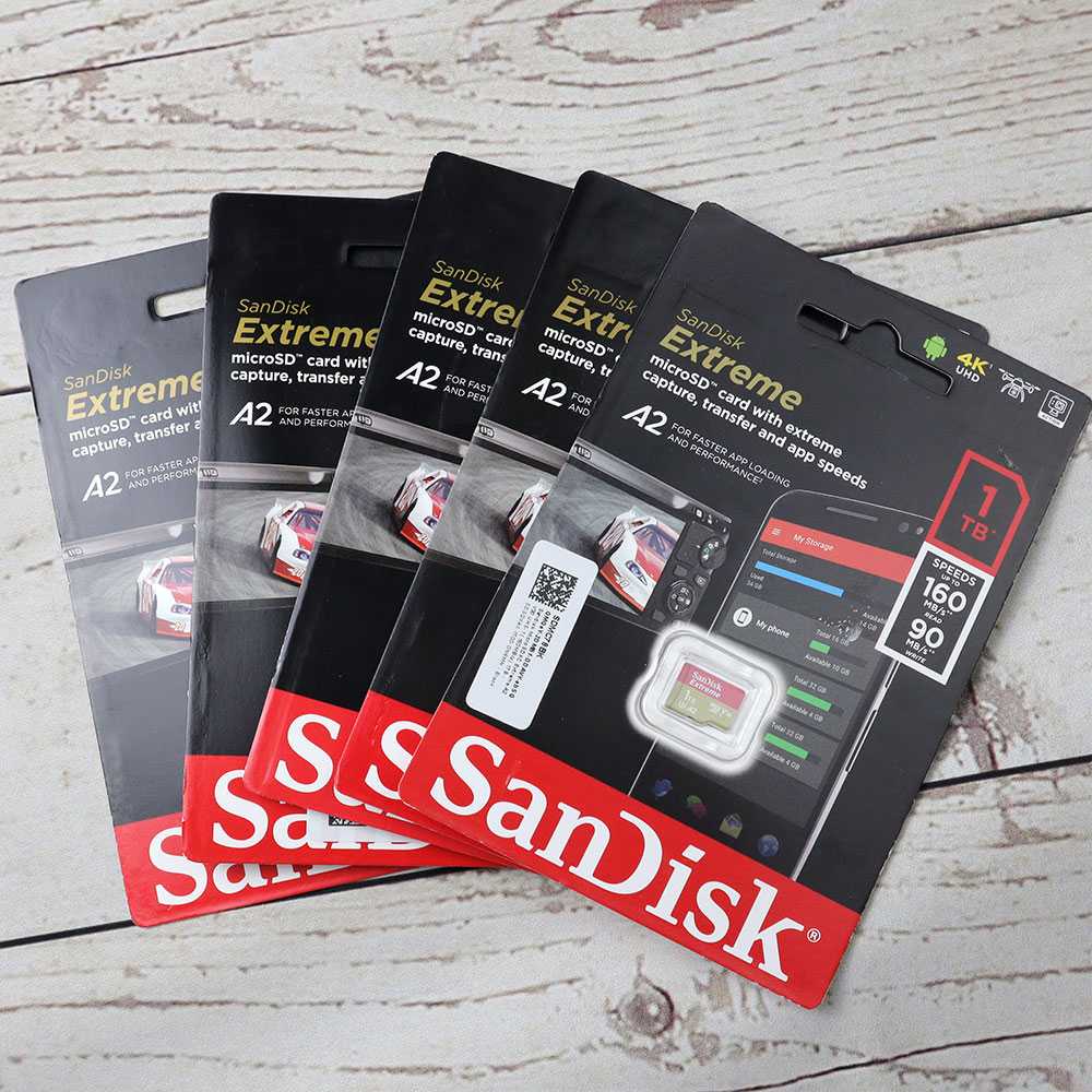 IDN TECH - Sandisk MicroSDXC Extreme A2 V30 UHS-1 (160MB/s) - SDSQXA1-GN6MN