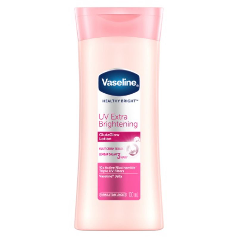 Vaseline Hb Healthy Bright Isi 200ml &amp; 100 ml Original 100% Promo