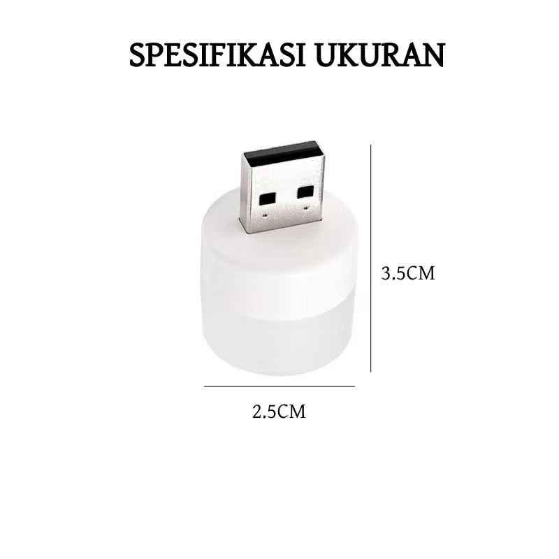 Lampu USB Mini Lampu Baca Lampu Tidur USB LED Night Light