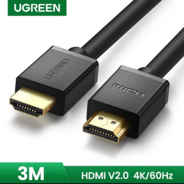 Ugreen Kabel Hdmi Male to Hdmi Male 4K 3D Ultra HD V1.4 High Speed