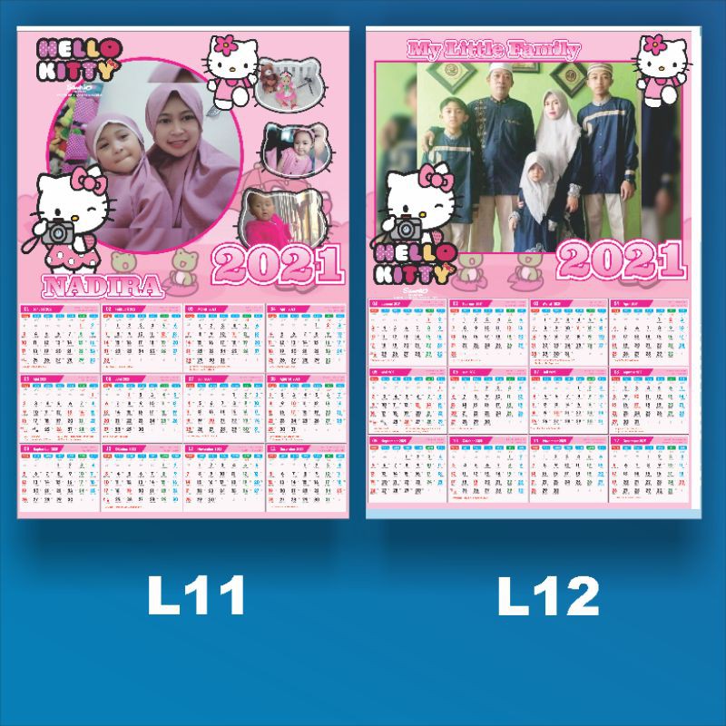 

CETAK BIKIN SOUVENIR KALENDER DINDING GANTUNG FREE KLIPSENG DAN FOTO KELUARGA SENDIRI GRATIS DESAIN (CUSTOM FOTO) 2024