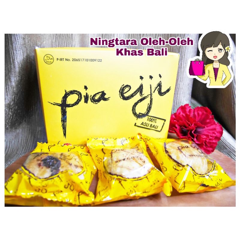 PIA EIJI ORIGINAL 100% KHAS BALI (RASA KACANG HIJAU, COKLAT, KEJU, DURIAN, TELUR ASIN, MIX 2 &amp; 3 RASA)