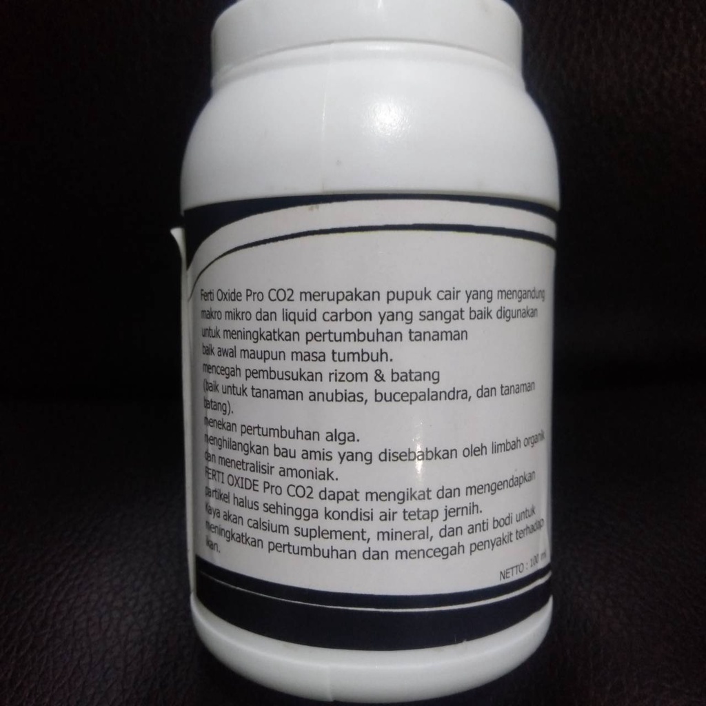 FERTI OXIDE CO2 PRO 100ML PUPUK CAIR TANAMAN AQUASCAPE AQUARIUM