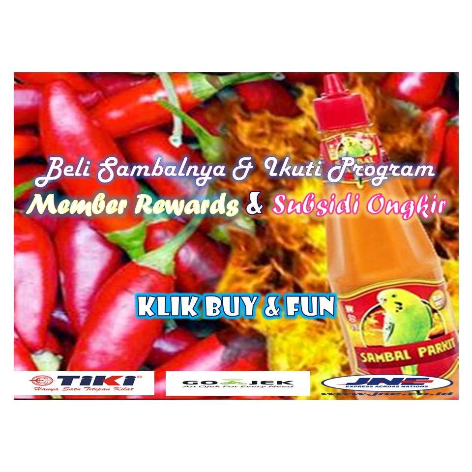 

Sambal Parkit Sambal Pedas 300 gram