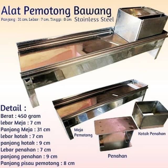 Alat Pemotong bawang kentang / pengiris bawang / parutan serbaguna  stainless