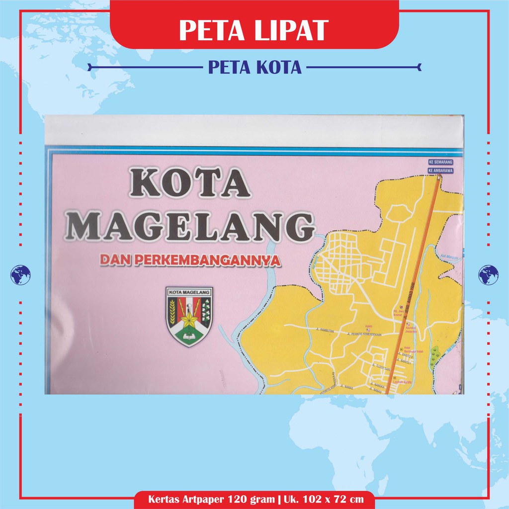

Peta Kota : Kota Denpasar / Kota Gorontalo / Kota Manado / Kota Magelang / Kota Purwokerto / Kota