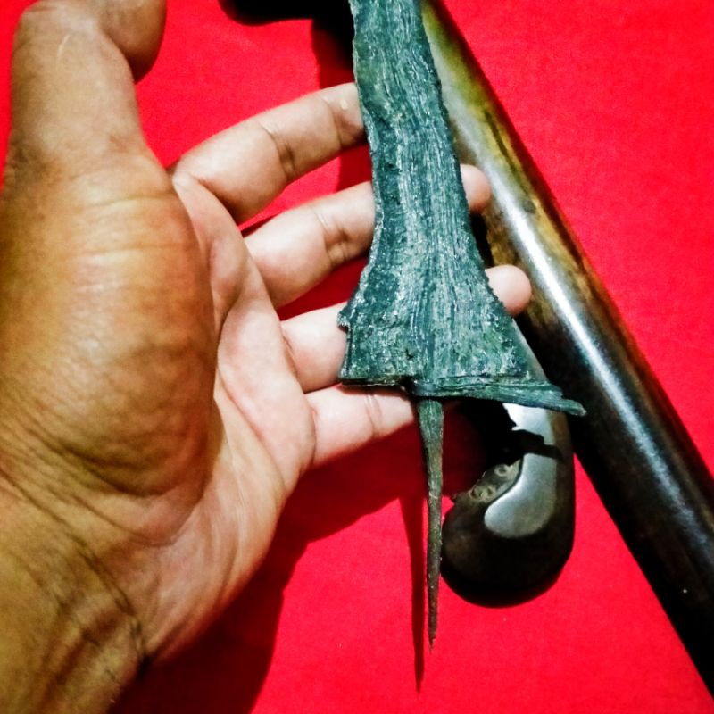 Keris Panimbal Pamor Singkir Tangguh Majapahit