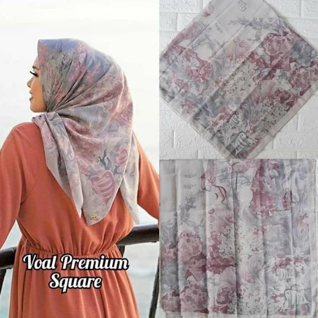 Promo Hijab Segi Empat Hijab Deenay Kw Kerudung Deenay Kw My Lady Button Limited