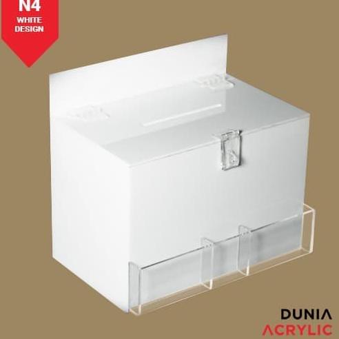 

Office & Stationery | Document Organizer | Kotak Amal / Kotak Saran Akrilik / Acrylic Display N4 /Kotak Akrilik | Best Seller