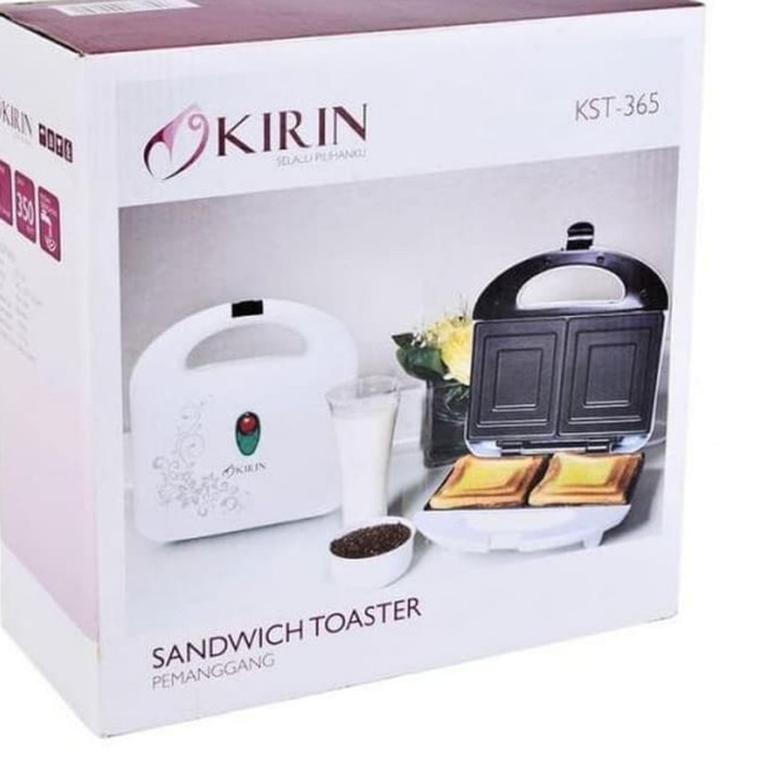 Toaster Sandiwch Maker Kirin KST365 / Pemanggang Roti Kirin KST 365