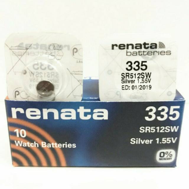 Baterai Renata 335 Batre Renata SR512SW Original