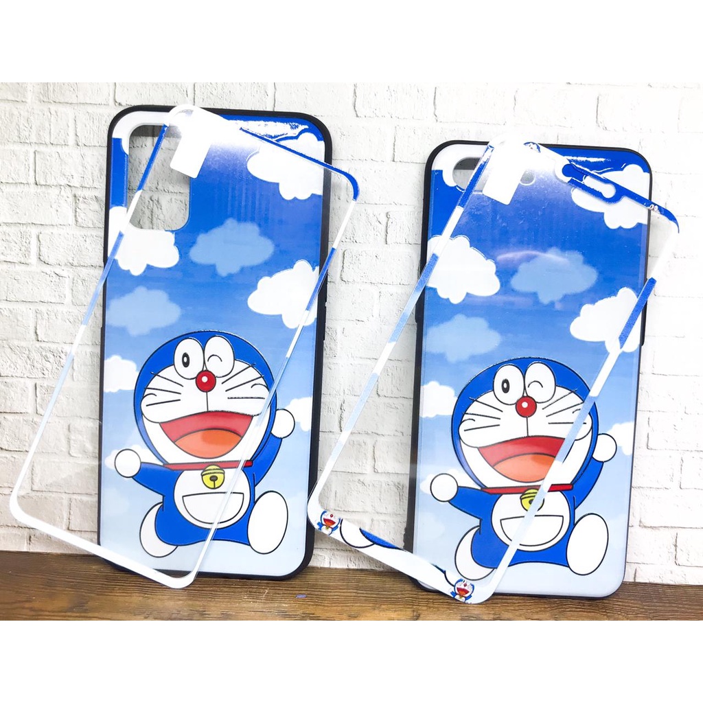 Softcase + Tempered Glass Oppo A1k/C2 A31/Neo 5 A33/A53 A37/9 A3S/C1 A52/A72/A92/V5 A5S/A7/A12/A11K/Realme 2 pro/U1/U2,C17/7i,C12,C15 samsung j2prime Vivo y11/y12/y15/y17 y20/y20i/y20s/y12s Y30/y30i/y50 y91/y93/y95,y91c Redmi 3S,4A,5A,8A,9,9C HCTG 04