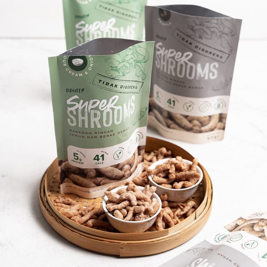 Jual SUPERSHROOMS SNACK DIET JAMUR TRUFFLE / JAMUR TRUFFLE PUFF