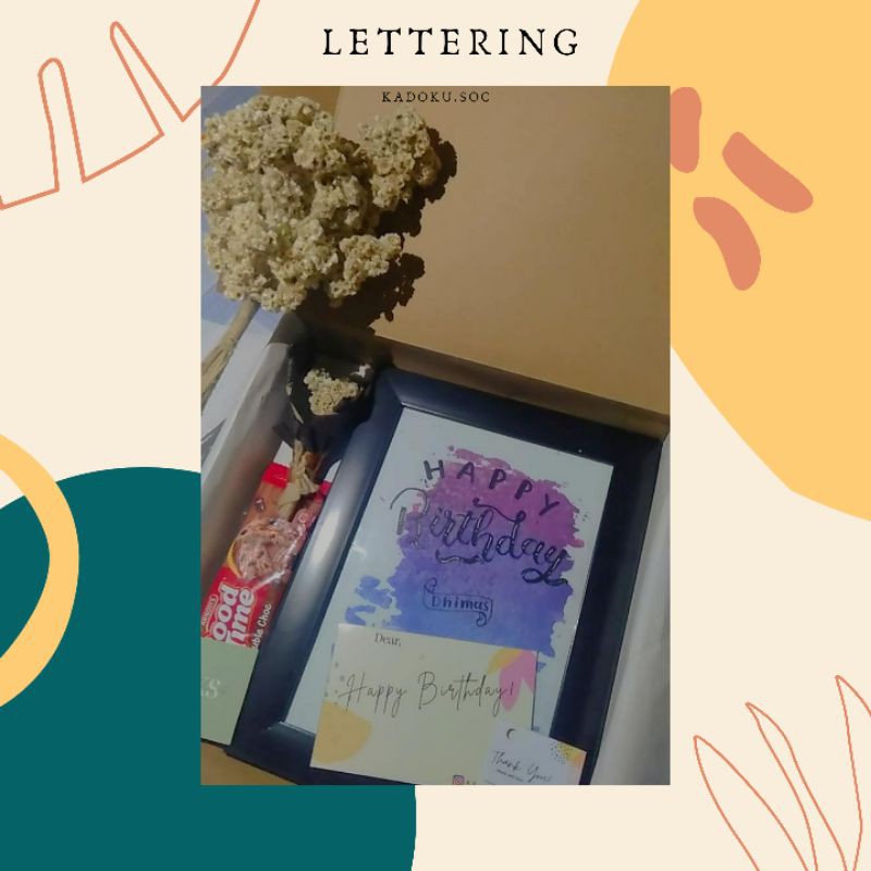 

KADO figura lettering