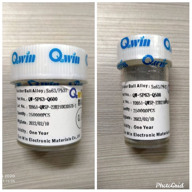 QWIN BUTIR TIMAH BIJI 0.50MM 0.60MM