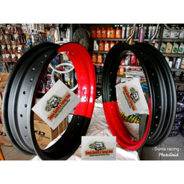 Velg CRF 300 350 ring 17 Hole 32 36 Costume Tulisan dan warna