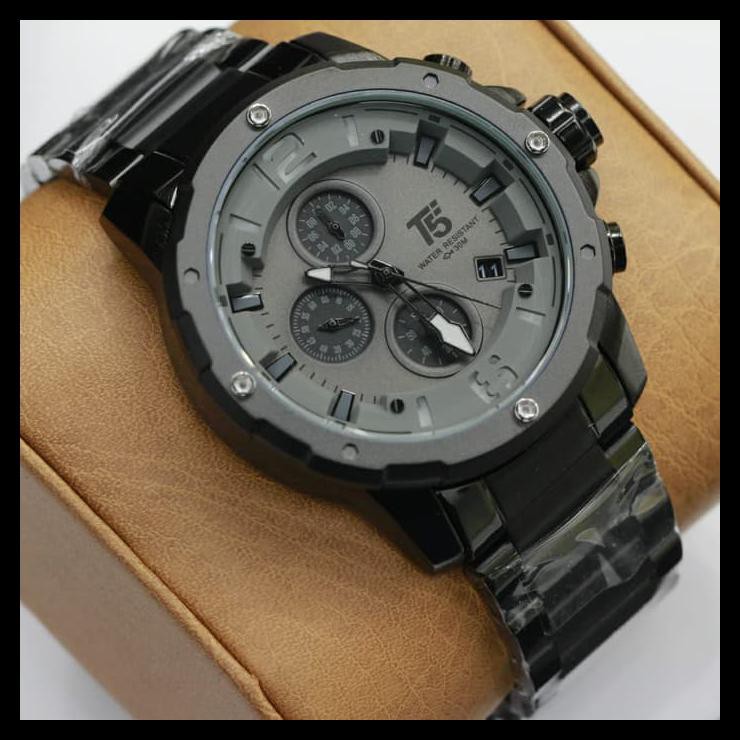 Indh Jam Tangan T5 3589 Chronograph Original / Arloji Pria Chronograph LIMITED EDITION Kode 1272