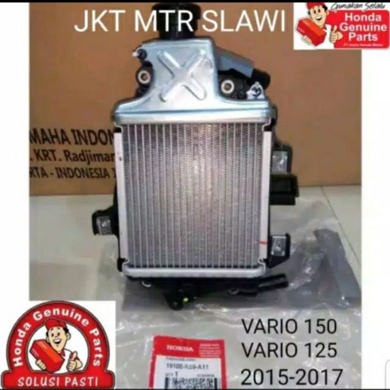 Radiator comp radiator  vario 150 f1 vario 125 2015-2017 ori Honda