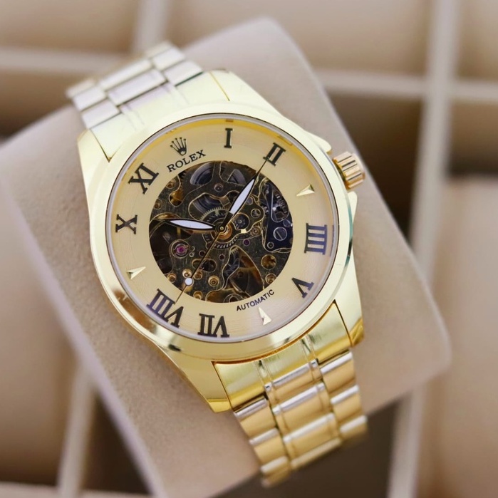 JAM TANGAN PRIA ROLEX AUTOMATIC ELEGANT KEREN