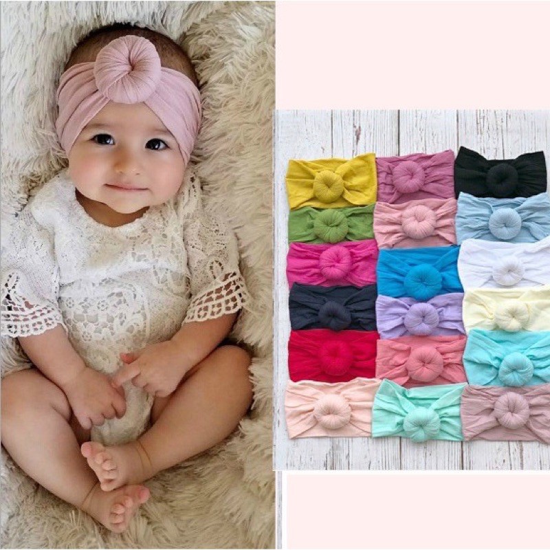 Bandana Donat Baby - Bando Donat Anak - Bandana Anak 0-3 Tahun - Bandana Donat Gasyil - Bandana Bayi