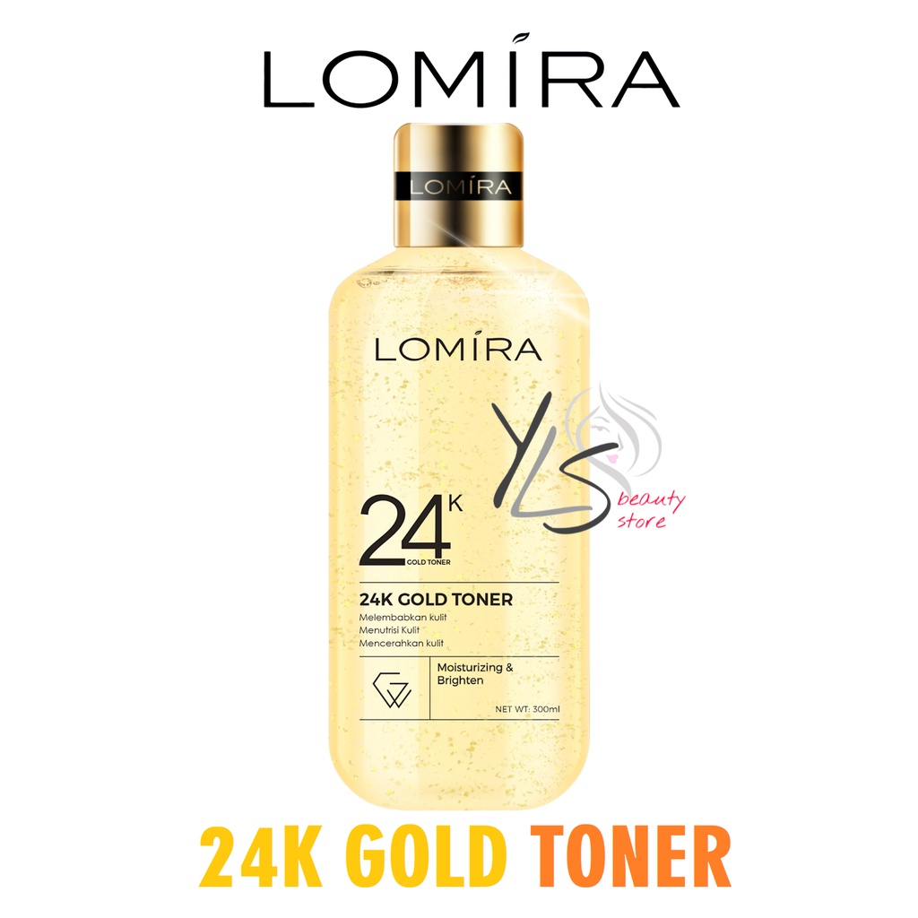 LOMIRA TONER 24K GOLD - TERDAFTAR BPOM - TONER GOLD 24K LOMIRA - TONER WAJAH MURAH