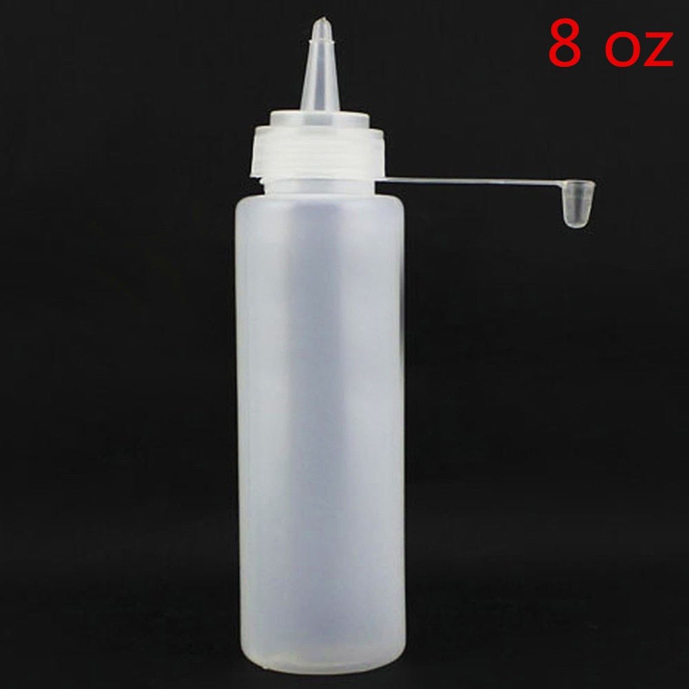 [COD / YANKUN] 8-24oz transparan plastik squeezed botol bumbu dispenser saus ketchup