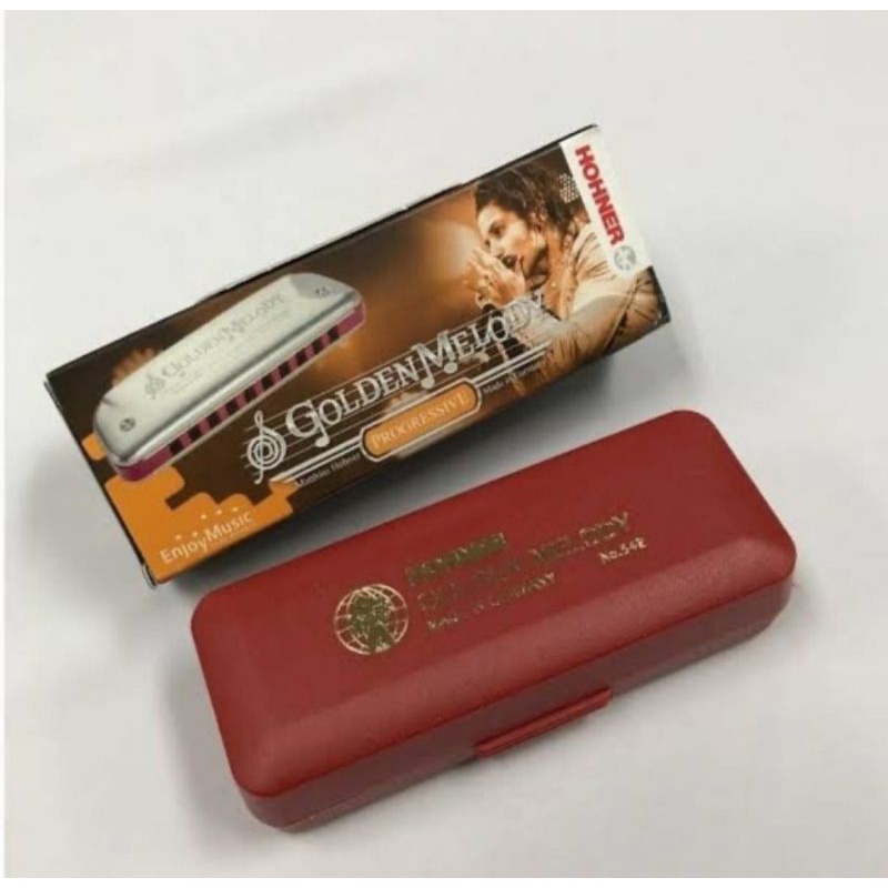 Harmonika Diatonic Hohner Golden Melody Original Nada C