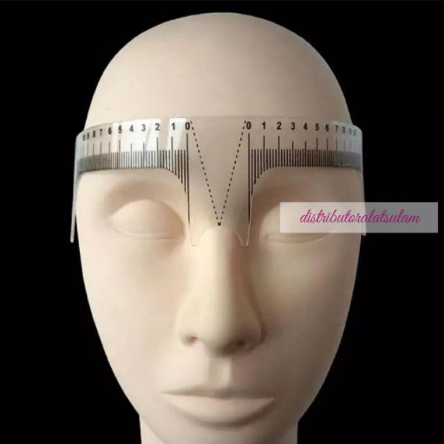 Penggaris PENGUKUR ALIS SIMETRIS alis type 2 / PENGUKUR ALIS SIMETRIS / PENGGARIS KESEIMBANGAN ALIS 