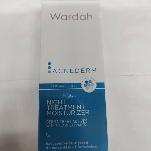 Wardah Acnederm night moisturizer