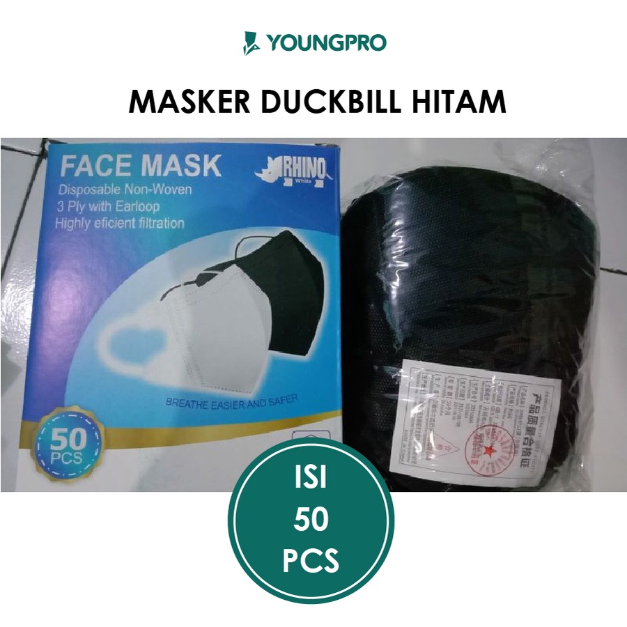 ( PER DUS ) MASKER DUCKBILL GARIS NEW CAREION SEPERTI SENSI 3PLY MASKER KF94