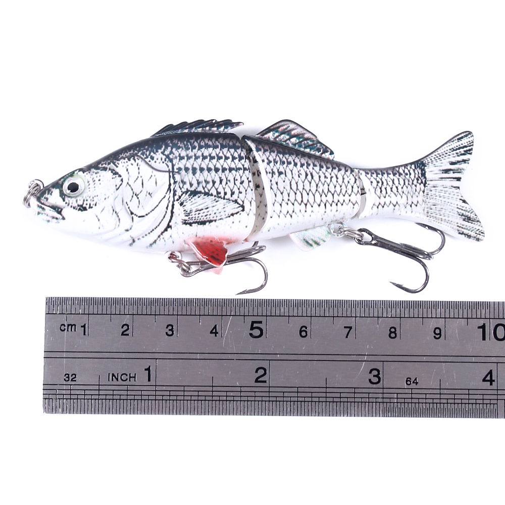 HENGJIA 1PCS Wobblers uMpan Pancing Fishing Lures 10cm 18g Artificial Multi-section Bait Trolling Hard Bait Minnow Carp Crankbait Fishing tackle