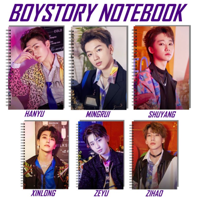 

Notebook Boy Story CUSTOM Cookin' Fo Ya Buku A6 Kpop Zeyu Shuyang Hanyu