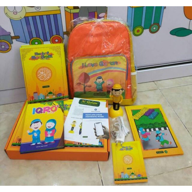 [Ready] Mushaf Maqomat for Kids New Free Tas Backpack MMKids Al Qolam
