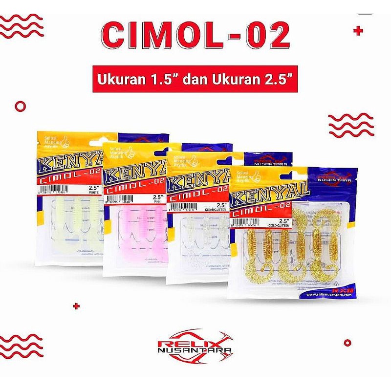 Softlure 2.5" CIMOL-02 Relix Nusantara