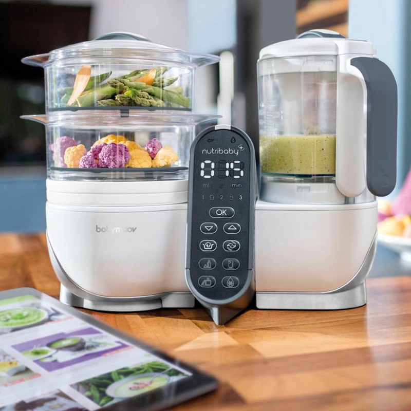 Babymoov Nutribaby Plus Steamer &amp; Blender Loft White