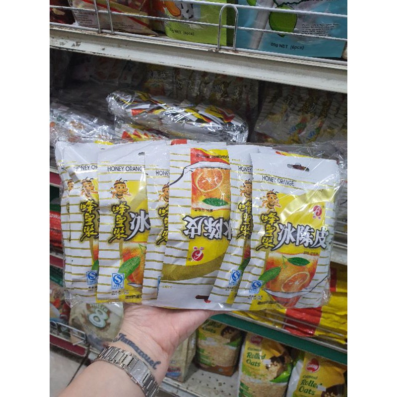 

manisan kulit jeruk madu / honey orange 1pak isi 20bungkus