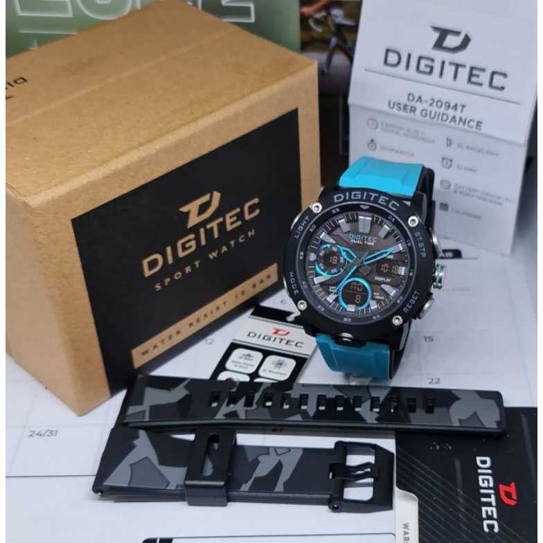 DIGITEC DG 2094 / DG-2094 / DG2094 / DA 3094 FREE Tali Watch Jam Tangan ORIGINAL