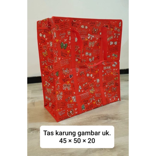 Tas karung gambar ukuran sedang size M
