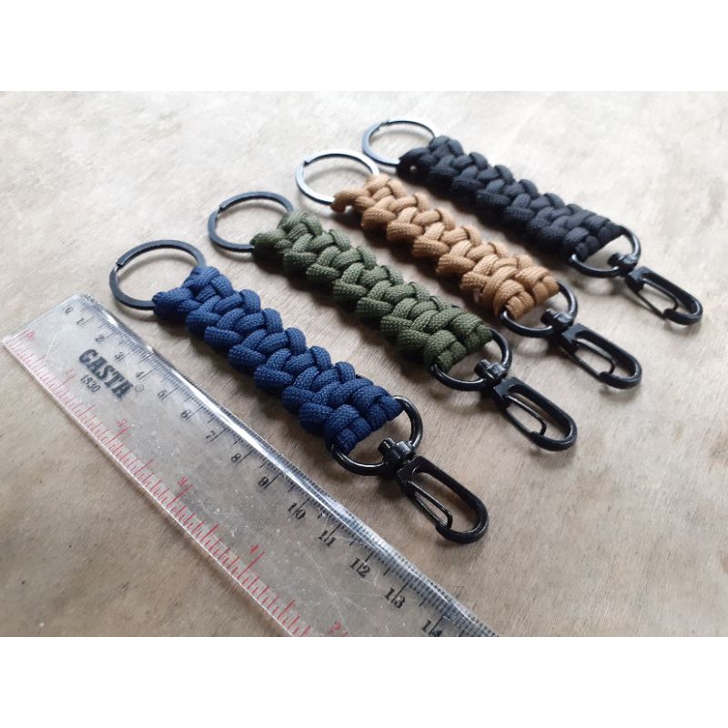 Gantungan kunci Paracord Premium bukan Prusik