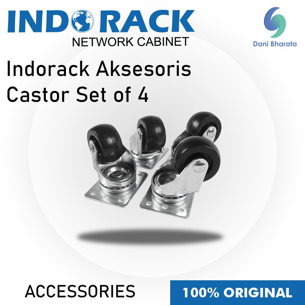 Indorack Aksesoris Castor Set of 4