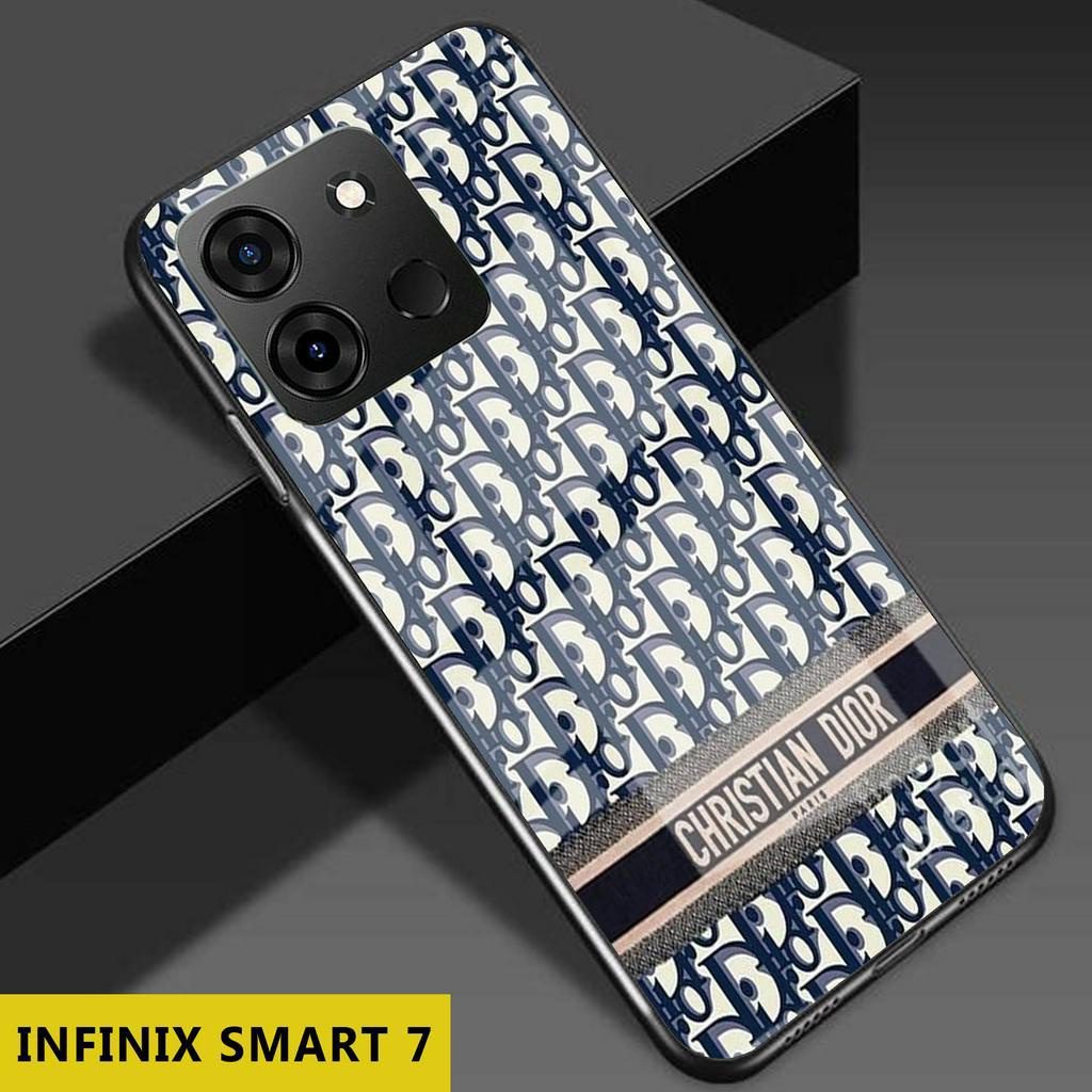 [A63] SoftCase Glass Kaca Kilau INFINIX SMART 7 - Softcase Kaca INFINIX SMART 7 - Casing Handphone INFINIX SMART 7- Case Hp INFINIX SMART 7