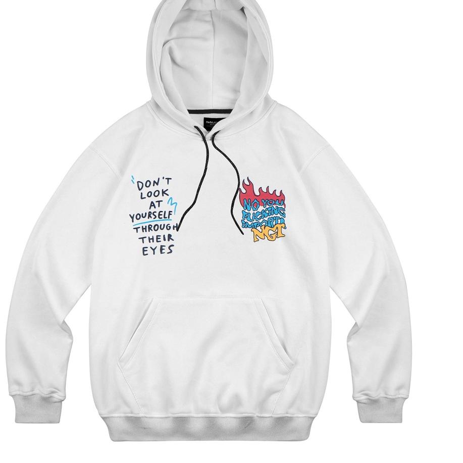 Miliki - Naughty Badclub White Hoodie Importa