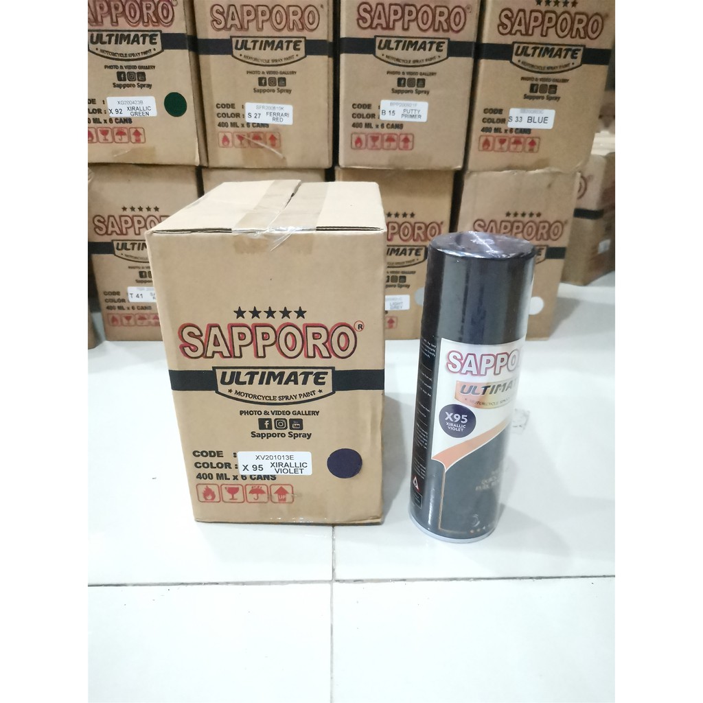 Cat Semprot Sapporo Ultimate X94 Xirallic Violet