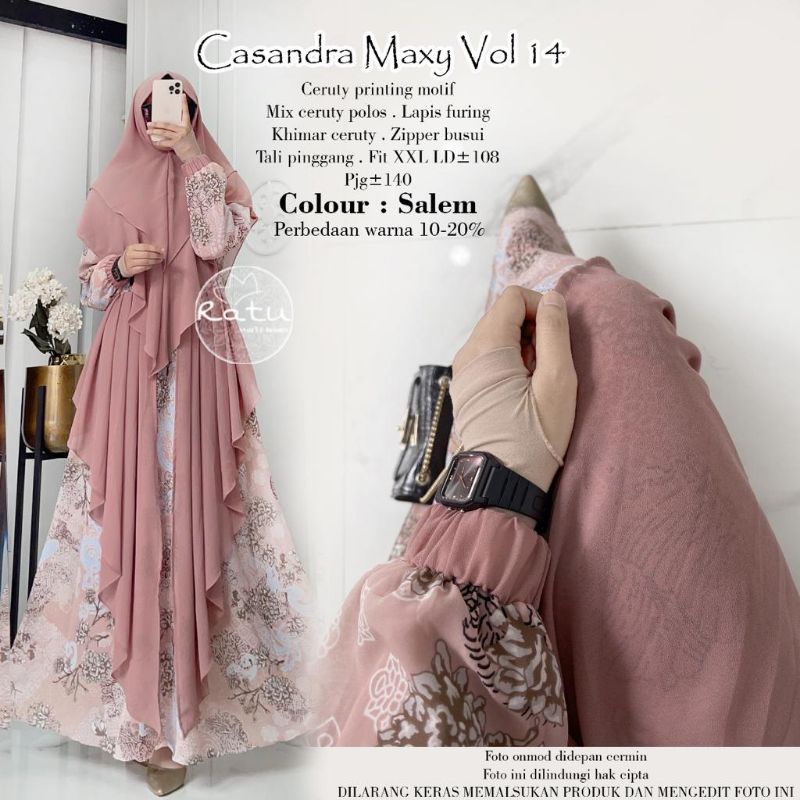 CASANDRA MAXY VOL.14 BY RATU (MAXY GAMIS MUSLIMAH) Maxy premium rekomended