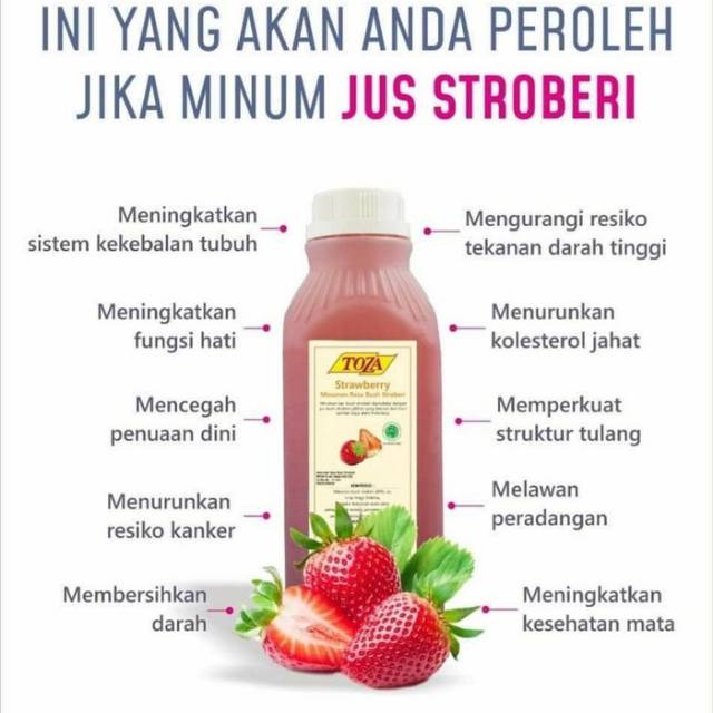 Juice Toza 1 liter ( 10 varian )