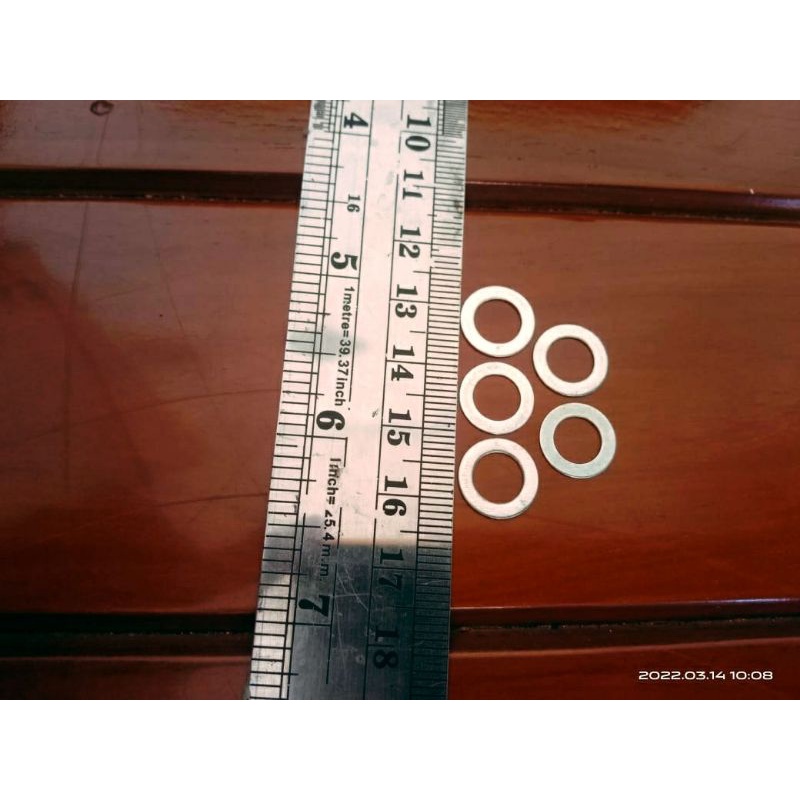 Ring plat 7mm (5pcs)