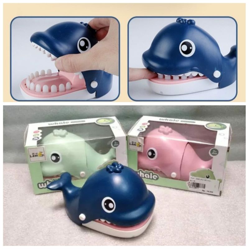 Mainan Gigit Jari Whale Ikan Paus